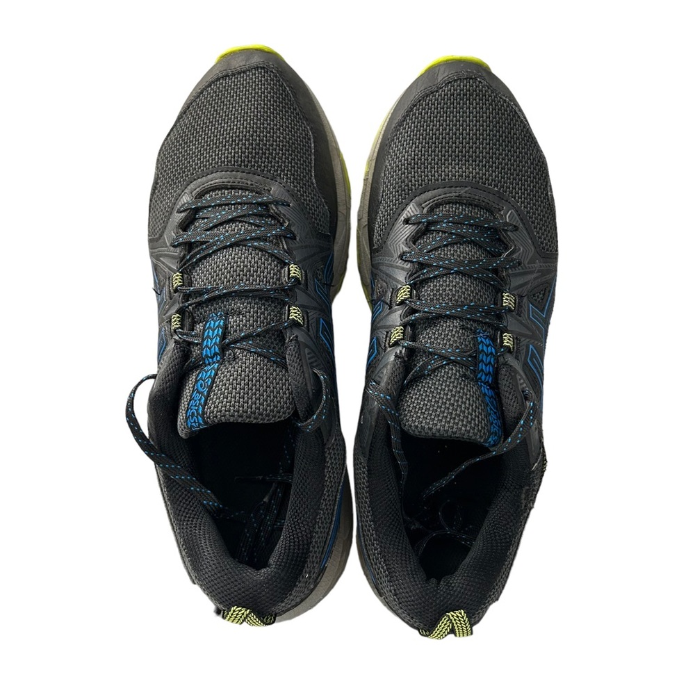 Asics Mens Gel Venture 8 1011A824 Black Blue Running Shoes Sneakers Size 10 - Picture 12 of 13